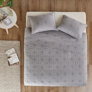 urban habitat caden 3 piece cotton coverlet se urban habitat caden 3 piece cotton coverlet se