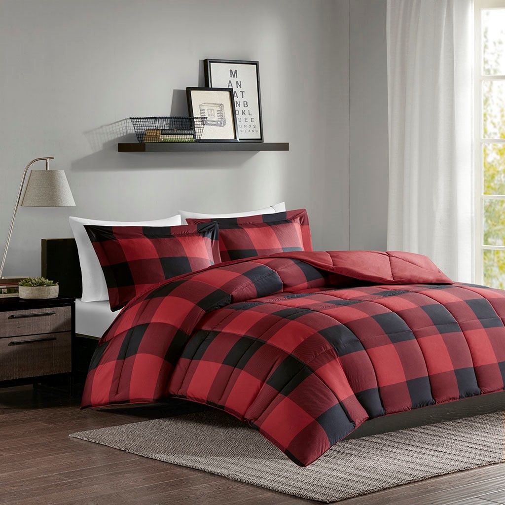 Twin Xl Barrett 3m Scotchgard Down Comforter Mini Set Micro Details About Twin Xl Barrett 3m Scotchgard Down Comforter Mini Set Micro Fiber Red Black