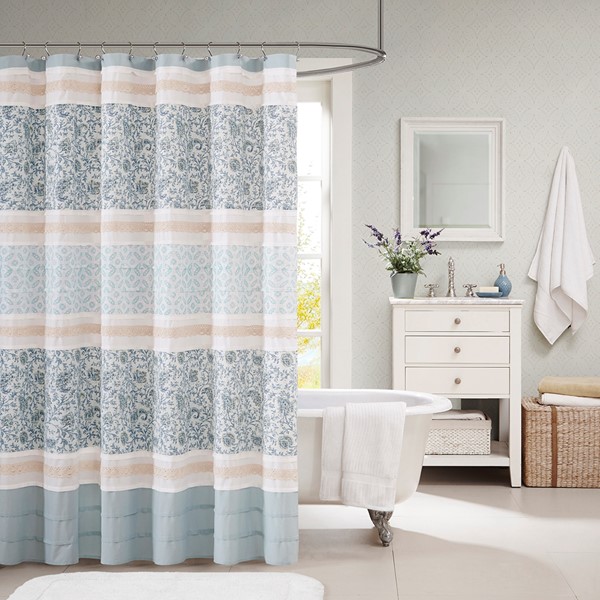 Dawn Cotton Shower Curtain By Madison Park Designer Living