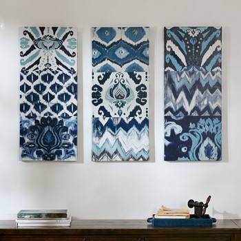 Wall Art Designer cheap price flower designer wall art oil painting home decoration bedroom living room painting canvas unframed Flourish Ikat Gel Coat Canvas 3pcs Set Wall Art Designer full size of decor6 outdoor wall designs bathroom wall decorations outdoor metal wall art Flourish Ikat Gel Coat Canvas 3pcs Set