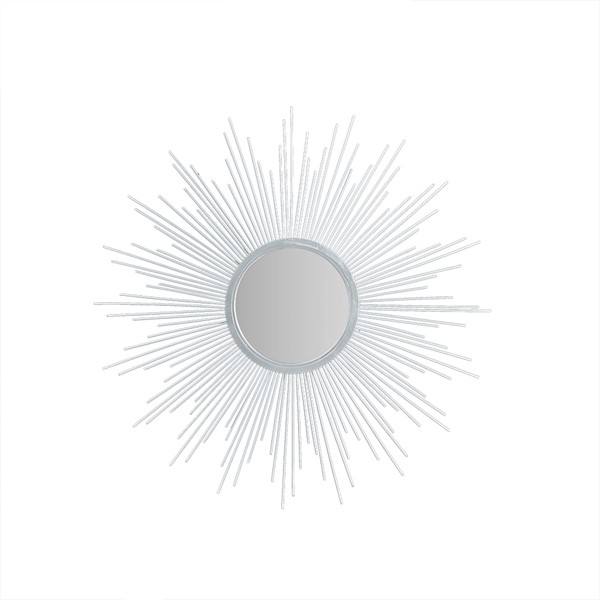 Fiore Round Sunburst Wall Decor Mirror By Madison Park Designer Living Fiore Round Sunburst Wall Decor Mirror, Madison Park Fiore Sunburst Mirror Small Gold