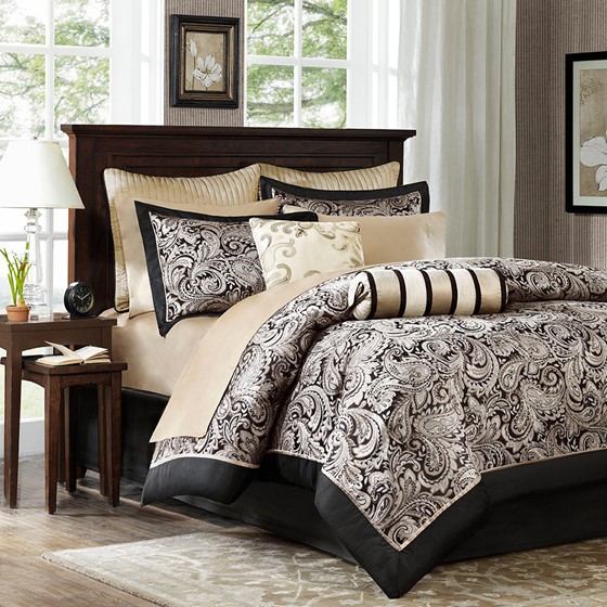 Aubrey 12 Piece Complete Bed Set Madison Park Olliix