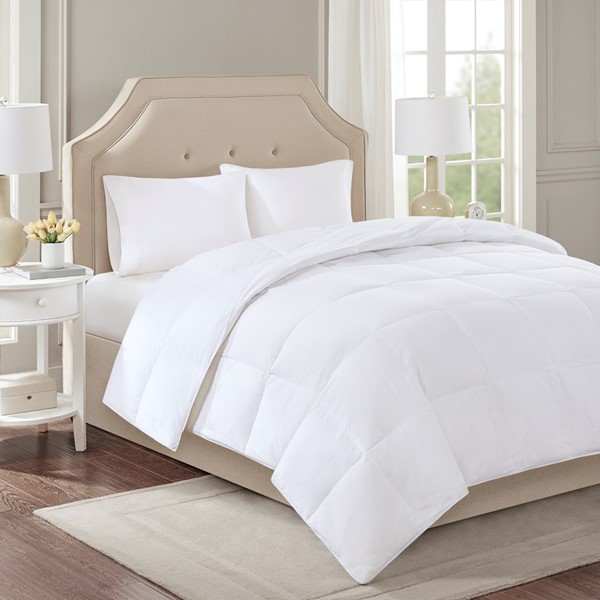 Level 3 300 Thread Count Cotton Sateen White Down Comforter With 3m Scotchgard By True North By Sleep Philosophy Designer Living